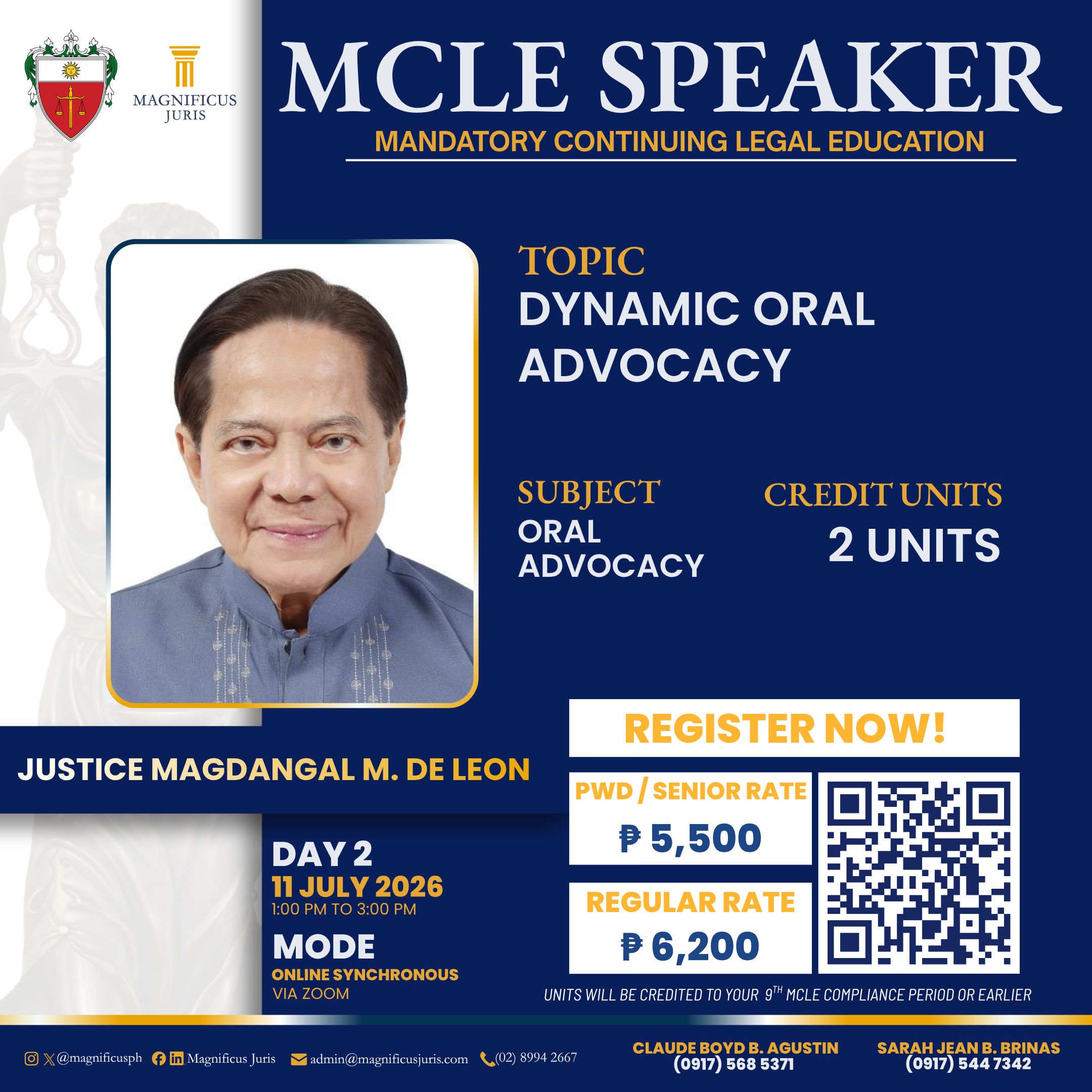 DAY 2- JUSTICE DE LEON